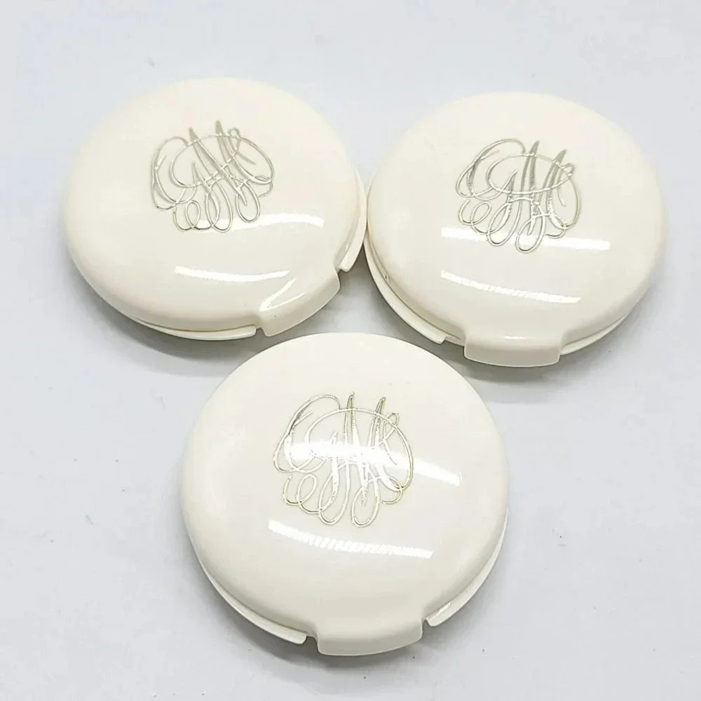 Germaine Monteil Womens Compact Superglow Solid Satin Powder Sheer LOT OF 3 VTG